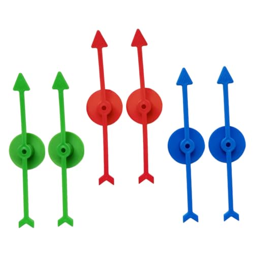 BESPORTBLE 6 Stück Teiliges Bunte Kunststoff Pfeile DIY Spielzeiger für Brettspiele Pädagogische Zeiger Kinderfreundliche Spielzubehör für Familien und Partyspiele BESPORTBLE 6 Stück Teiliges Bunte Kunststoff Pfeile DIY Spielzeiger für Brettspiele Pädagogische Zeiger Kinderfreundliche Spielzubehör für Familien und Partyspiele von BESPORTBLE