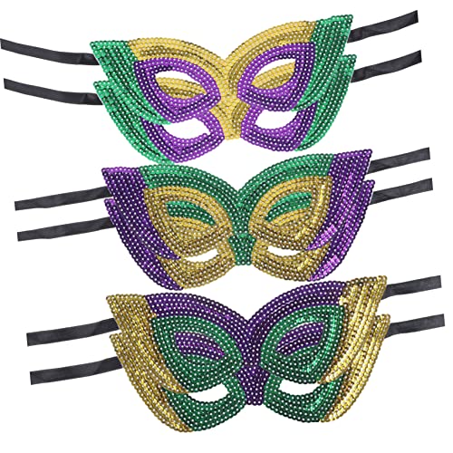 BESPORTBLE 6 Stück Teiliges Cosplay Masken mit Pailletten Halbgesicht Karnevalsmaske für Frauen Bunte Masquerade Masken für Fasching Halloween Kostümparty und Maskenball BESPORTBLE 6 Stück Teiliges Cosplay Masken mit Pailletten Halbgesicht Karnevalsmaske für Frauen Bunte Masquerade Masken für Fasching Halloween Kostümparty und Maskenball von BESPORTBLE