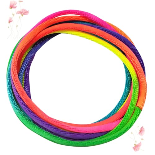 BESPORTBLE 6 Stück Teiliges Finger Drehseil aus Langlebigem Nylon Bunt Geflochtenes Seil für Kreative Knoten und Wurfspiele Fördert Konzentration und Fantasie Kinderspielzeug für Drinnen und von BESPORTBLE