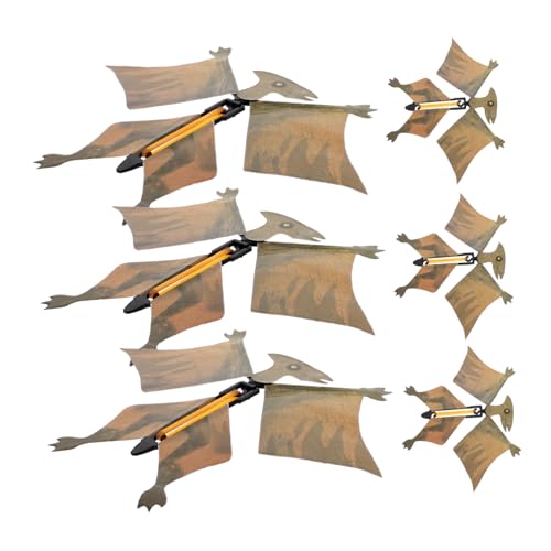 BESPORTBLE 6 Stück Teiliges Fliegendes Dinosaurier für Einzigartiges Magisches Trick Dino mit Lustiger Flugfunktion Kreatives und Innovatives Kinderspielzeug Braun BESPORTBLE 6 Stück Teiliges Fliegendes Dinosaurier für Einzigartiges Magisches Trick Dino mit Lustiger Flugfunktion Kreatives und Innovatives Kinderspielzeug Braun von BESPORTBLE