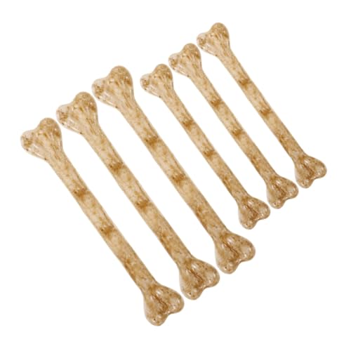 BESPORTBLE 6 Stück Teiliges Halloween Knochenset Mini Plastik Knochen mit Löchern zum Auffädeln Realistische DIY Dekoration für Schmuck Basteln und Partydeko von BESPORTBLE