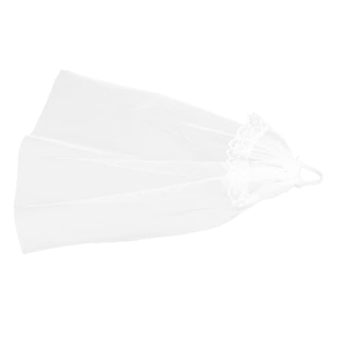 BESPORTBLE 6 Stück Teiliges Hochzeits Schleier für Puppen Elegante Braut Accessoires für Puppenspiele Vielseitig Einsetzbar Kurze Tüllschleier Perfektes Zubehör für Verschiedene Puppentypen von BESPORTBLE