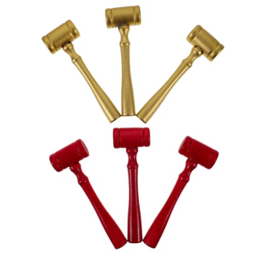 BESPORTBLE 6 Stück Teiliges Holzrichterhammer für Rollenspiele Leichte Handliche Auktionshämmer aus Massivem Holz Klare Klangentwicklung Kinderspielzeug für Auktionen und Handliche Übungen BESPORTBLE 6 Stück Teiliges Holzrichterhammer für Rollenspiele Leichte Handliche Auktionshämmer aus Massivem Holz Klare Klangentwicklung Kinderspielzeug für Auktionen und Handliche Übungen von BESPORTBLE