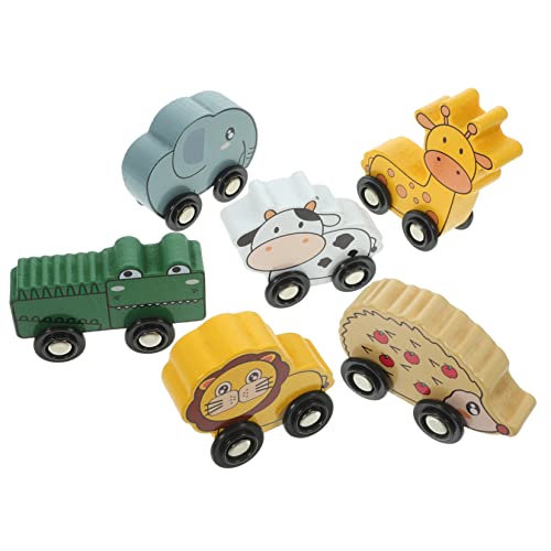 BESPORTBLE 6 Stück Teiliges Holzspielzeug Zugtiere Tierförmige Holzspielzeuge für Kleinkinder Kompatibel mit Thomas der Tank Engine Fördert Konzentration und Motorik für Frühe Lernspiele BESPORTBLE 6 Stück Teiliges Holzspielzeug Zugtiere Tierförmige Holzspielzeuge für Kleinkinder Kompatibel mit Thomas der Tank Engine Fördert Konzentration und Motorik für Frühe Lernspiele von BESPORTBLE