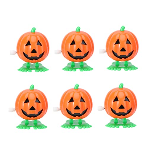 BESPORTBLE 6 Stück Teiliges Jumping Pumpkin Lustige Aufziehspielzeuge für Halloween Fördert die Hand Augen Koordination Spiel mit Freunden von BESPORTBLE