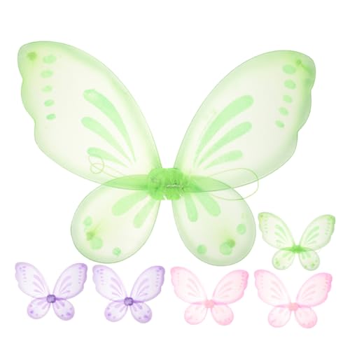 BESPORTBLE 6 Stück Teiliges Kinderkostüm mit Schmetterlingsflügeln Elegante Leichte Flügel für Mädchen für Karneval Partys und Bühnenaufführungen aus Sicherem Gefertigt BESPORTBLE 6 Stück Teiliges Kinderkostüm mit Schmetterlingsflügeln Elegante Leichte Flügel für Mädchen für Karneval Partys und Bühnenaufführungen aus Sicherem Gefertigt von BESPORTBLE