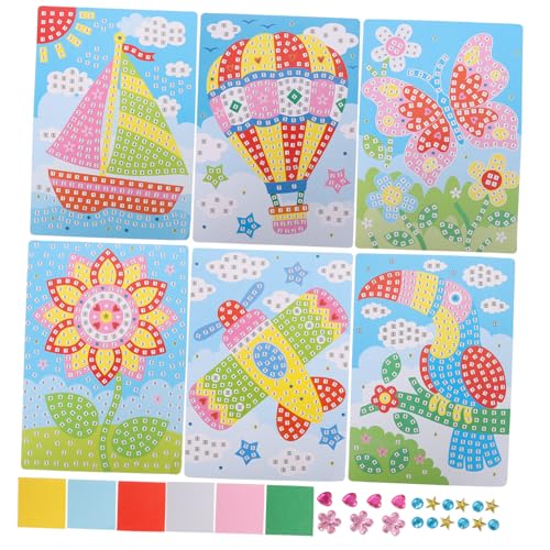 BESPORTBLE 6 Stück Teiliges Kinderpuzzle Aufkleber aus Eva mit Bunten Cartoon Motiven Sicher mit Abgerundeten Kanten Fördert Kognitive Entwicklung und Zusammenarbeit für Jungen und Mädchen BESPORTBLE 6 Stück Teiliges Kinderpuzzle Aufkleber aus Eva mit Bunten Cartoon Motiven Sicher mit Abgerundeten Kanten Fördert Kognitive Entwicklung und Zusammenarbeit für Jungen und Mädchen von BESPORTBLE