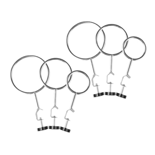BESPORTBLE 6 Stück Teiliges Labor Klemmen Verstellbarem Ständer und Halterungen für Testrohre und Becher Vielseitige Laborstütze für Wissenschaftliche Experimente von BESPORTBLE