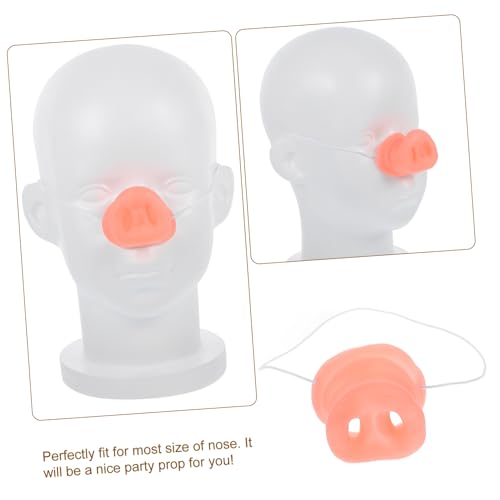 BESPORTBLE 6 Stück Teiliges Lustige Vinyl Schweinenasen Halloween Party Zubehör Flexible Tiernasen Masken für Kindergeburtstage Kostümspaß und Faschingsspielzeug von BESPORTBLE