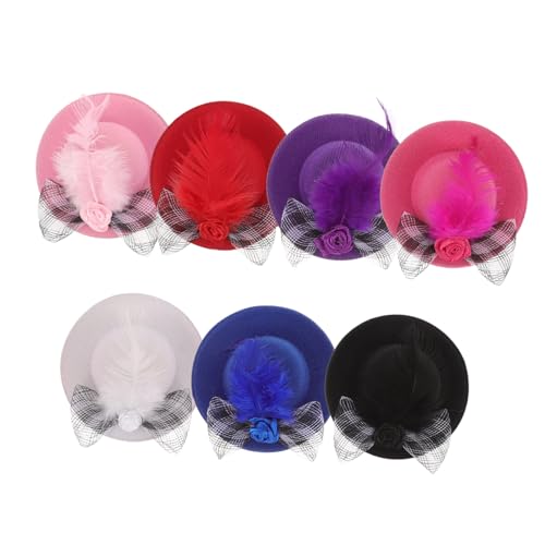 BESPORTBLE 6 Stück Teiliges Mini Hüte für Puppen DIY Bastelzubehör Kleine Dekorative Filzhüte mit Netzstoff für Puppenfrisuren und Miniatur Kostüme Vielseitig Einsetzbar für Doll Crafts BESPORTBLE 6 Stück Teiliges Mini Hüte für Puppen DIY Bastelzubehör Kleine Dekorative Filzhüte mit Netzstoff für Puppenfrisuren und Miniatur Kostüme Vielseitig Einsetzbar für Doll Crafts von BESPORTBLE