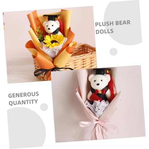 BESPORTBLE 6 Stück Teiliges Mini Kuscheltier Doktorbär Plüschtiere Huggable Abschlussgeschenk Niedliche Kleine Bären für Dekoration und DIY Präsentation BESPORTBLE 6 Stück Teiliges Mini Kuscheltier Doktorbär Plüschtiere Huggable Abschlussgeschenk Niedliche Kleine Bären für Dekoration und DIY Präsentation von BESPORTBLE