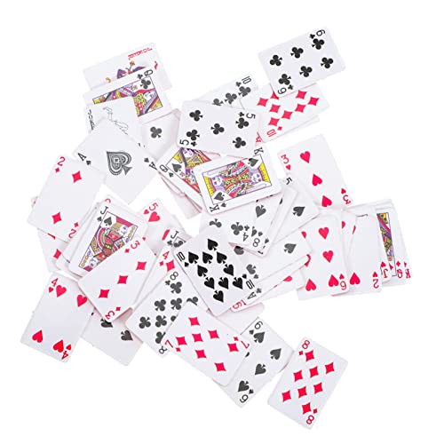 BESPORTBLE Miniatur Spielkarten Für Puppenhäuser 6 Stück Spielzeug Kinderspielzeug Dekoration Puppenhaus Zubehör Kompakt Und Leicht Für Geburtstagsfeiern Und Mehr von BESPORTBLE