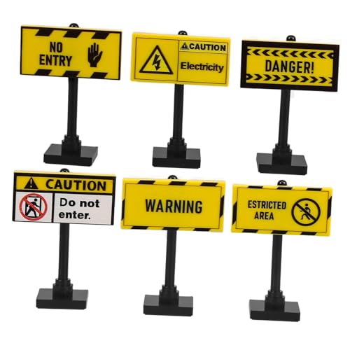 BESPORTBLE 6 Stück Teiliges Mini Verkehrszeichen für DIY Bausteine zur Verkehrserziehung Fördert Kreativität und Problemlösungsfähigkeiten für Fantasievolles BESPORTBLE 6 Stück Teiliges Mini Verkehrszeichen für DIY Bausteine zur Verkehrserziehung Fördert Kreativität und Problemlösungsfähigkeiten für Fantasievolles von BESPORTBLE