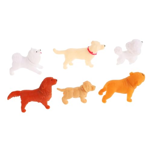 BESPORTBLE 6 Stück Teiliges Miniatur Hund Figuren für Realistische Welpen Spielzeuge für Puppenhaus und Garten Dekoration für Mädchen und Jungen BESPORTBLE 6 Stück Teiliges Miniatur Hund Figuren für Realistische Welpen Spielzeuge für Puppenhaus und Garten Dekoration für Mädchen und Jungen von BESPORTBLE