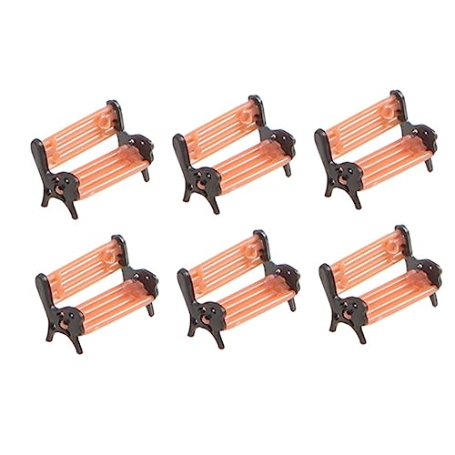 BESPORTBLE 6 Stück Teiliges Miniatur aus Hochwertigem Detailgetreue Mini Bänke mit Sitzfläche und Armlehnen Leicht und Bruchsicher für Puppenhaus DIY Deko und Gartenmodelle BESPORTBLE 6 Stück Teiliges Miniatur aus Hochwertigem Detailgetreue Mini Bänke mit Sitzfläche und Armlehnen Leicht und Bruchsicher für Puppenhaus DIY Deko und Gartenmodelle von BESPORTBLE