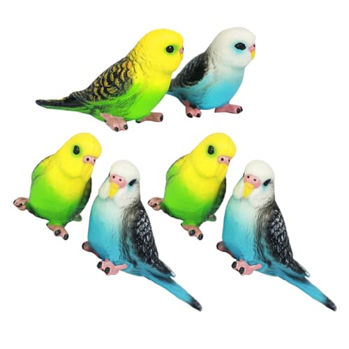 BESPORTBLE 6 Stück Teiliges Papagei Vogelspielzeug Realistische Kleine Vogel Figur Detailgetreue Simulation Vielseitig für Dekoration Lernspielzeug und Kreatives Rollenspiel Grün Blau BESPORTBLE 6 Stück Teiliges Papagei Vogelspielzeug Realistische Kleine Vogel Figur Detailgetreue Simulation Vielseitig für Dekoration Lernspielzeug und Kreatives Rollenspiel Grün Blau von BESPORTBLE