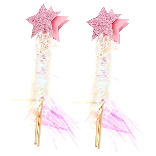 BESPORTBLE 6 Stück Teiliges Party Feenstäbe aus Holz und Papier für Hochzeiten und Halloween Sicher für Geruch als Fotorequisiten für Mädchenfeiern BESPORTBLE 6 Stück Teiliges Party Feenstäbe aus Holz und Papier für Hochzeiten und Halloween Sicher für Geruch als Fotorequisiten für Mädchenfeiern von BESPORTBLE