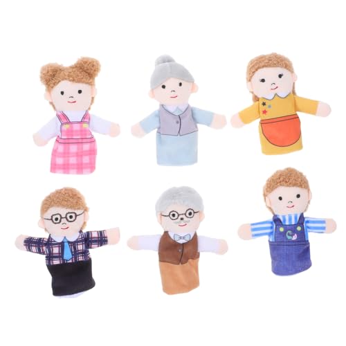 BESPORTBLE 6 Stück Teiliges Plüsch Fingerpuppen Familie Weiche Handpuppen für Vorschulkinder Fördert Kreatives Geschichtenerzählen Sprachentwicklung und Interaktives Rollenspiel BESPORTBLE 6 Stück Teiliges Plüsch Fingerpuppen Familie Weiche Handpuppen für Vorschulkinder Fördert Kreatives Geschichtenerzählen Sprachentwicklung und Interaktives Rollenspiel von BESPORTBLE