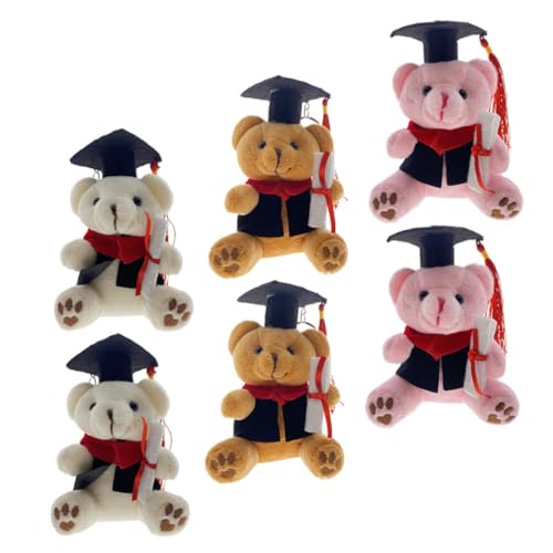 BESPORTBLE 6 Stück Teiliges Plüsch Schlüsselanhänger Kuschelige Tierchen für Schulranzen Abschlussgeschenke Bezaubernde Dekorationen für Taschen und Schlüssel für Mädchen und Besondere BESPORTBLE 6 Stück Teiliges Plüsch Schlüsselanhänger Kuschelige Tierchen für Schulranzen Abschlussgeschenke Bezaubernde Dekorationen für Taschen und Schlüssel für Mädchen und Besondere von BESPORTBLE