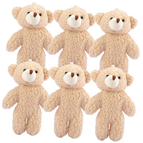 BESPORTBLE 6 Stück Teiliges Plüschbär Schlüsselanhänger Weiche Kuscheltier Anhänger Kleine Handtaschen Deko Leichte Stofftier Schlüsselanhänger für Kinderzimmer und BESPORTBLE 6 Stück Teiliges Plüschbär Schlüsselanhänger Weiche Kuscheltier Anhänger Kleine Handtaschen Deko Leichte Stofftier Schlüsselanhänger für Kinderzimmer und von BESPORTBLE