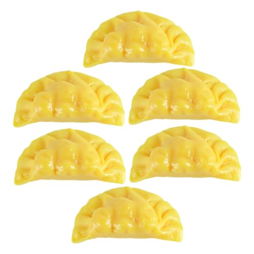 BESPORTBLE 6 Stück Teiliges Realistisches Künstliches Dumpling Modell Lebensechte Simulation Dekoration für Küche Restaurant Fotorequisiten Vielseitig Einsetzbar für Deko und Spiel von BESPORTBLE