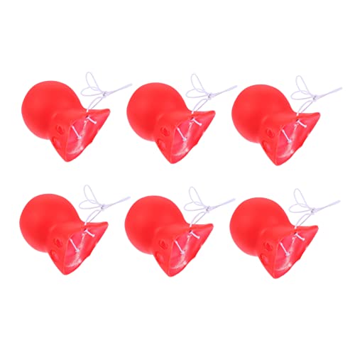 BESPORTBLE 6 Stück Teiliges Rote Quietschnase Clown Nase aus Langlebigem für Karneval Halloween Cosplay Kostüm Zubehör Lustiges Party Requisit für Erwachsene BESPORTBLE 6 Stück Teiliges Rote Quietschnase Clown Nase aus Langlebigem für Karneval Halloween Cosplay Kostüm Zubehör Lustiges Party Requisit für Erwachsene von BESPORTBLE