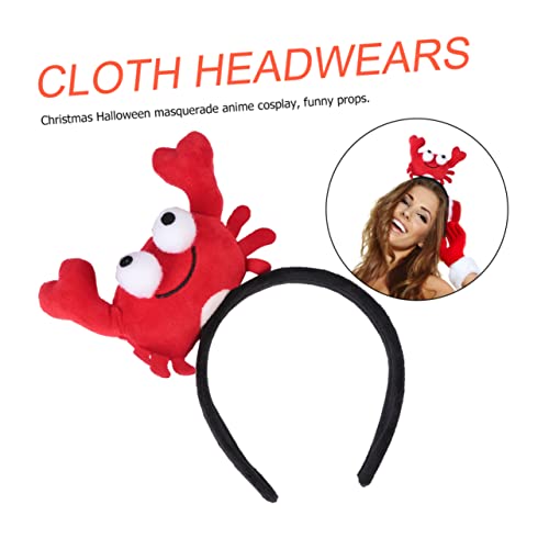 BESPORTBLE 6 Stück Teiliges Rote und Hummer Haarreifen aus Umweltfreundlichem Material Lustige Cartoon Kopfbedeckungen für Fasching Kinderpartys Halloween und Cosplay von BESPORTBLE