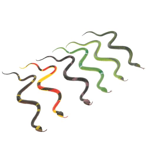 BESPORTBLE 6 Stück Teiliges Set Schlangen Streichspielzeug Realistische Schlangenmodelle für Halloween Lernspielzeug und Kreativität BESPORTBLE 6 Stück Teiliges Set Schlangen Streichspielzeug Realistische Schlangenmodelle für Halloween Lernspielzeug und Kreativität von BESPORTBLE