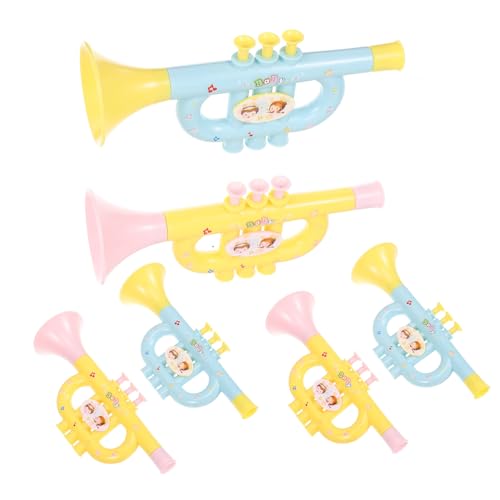 BESPORTBLE 6 Stück Teiliges Trompeten aus Robustem Abs mit Tasten Realistische Musikinstrument Modelle für Jungen und Mädchen Lernen BESPORTBLE 6 Stück Teiliges Trompeten aus Robustem Abs mit Tasten Realistische Musikinstrument Modelle für Jungen und Mädchen Lernen von BESPORTBLE