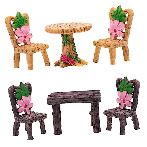 BESPORTBLE 6 Stück Teiliges und Stuhl aus Harz für Puppenhaus Dekoration Zufällige Farben für Mikrolandschaften und DIY Projekte Fördert Kreativität und Fantasie Zufällige BESPORTBLE 6 Stück Teiliges und Stuhl aus Harz für Puppenhaus Dekoration Zufällige Farben für Mikrolandschaften und DIY Projekte Fördert Kreativität und Fantasie Zufällige von BESPORTBLE