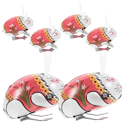 BESPORTBLE 6 Stück Wind Up Hase Bunny Dekoratives Kaninchen zur Jahreszeit Koordination Förderndes Buntes Blechspielzeug für Deko BESPORTBLE 6 Stück Wind Up Hase Bunny Dekoratives Kaninchen zur Jahreszeit Koordination Förderndes Buntes Blechspielzeug für Deko von BESPORTBLE