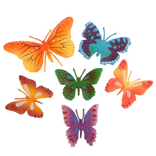 BESPORTBLE 6 Teiliges Buntes Monarchfalter Set Schmetterling Babyspielzeug Schmetterlingsspielzeug Schmetterling Heimdekoration Kleine Schmetterlinge Zum Basteln Schmetterlings BESPORTBLE 6 Teiliges Buntes Monarchfalter Set Schmetterling Babyspielzeug Schmetterlingsspielzeug Schmetterling Heimdekoration Kleine Schmetterlinge Zum Basteln Schmetterlings von BESPORTBLE