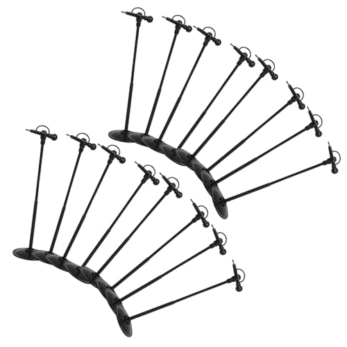 BESPORTBLE 60 Stück Mini Mikrofons Modell mit Ständer Realistische Miniatur Mikrofone für Puppenhaus Dekoration Vielseitig Einsetzbar für Sammler Detailgetreue Mini Mic Figuren von BESPORTBLE