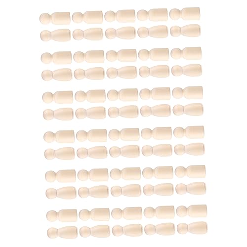 BESPORTBLE 60Stücke DIY Holzpuppen Unvollendete Holzfiguren zum Bemalen Kreative Bastelmaterialien für Puppenhausfamilien und Jungen BESPORTBLE 60Stücke DIY Holzpuppen Unvollendete Holzfiguren zum Bemalen Kreative Bastelmaterialien für Puppenhausfamilien und Jungen von BESPORTBLE
