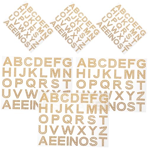 BESPORTBLE 6Blätter Selbstklebende Strasssteine Multifunktionale DIY Aufkleber für Kleidung Taschen und Dekoration Exquisite Acrylbuchstaben mit Glänzendem Finish Perfektes BESPORTBLE 6Blätter Selbstklebende Strasssteine Multifunktionale DIY Aufkleber für Kleidung Taschen und Dekoration Exquisite Acrylbuchstaben mit Glänzendem Finish Perfektes von BESPORTBLE