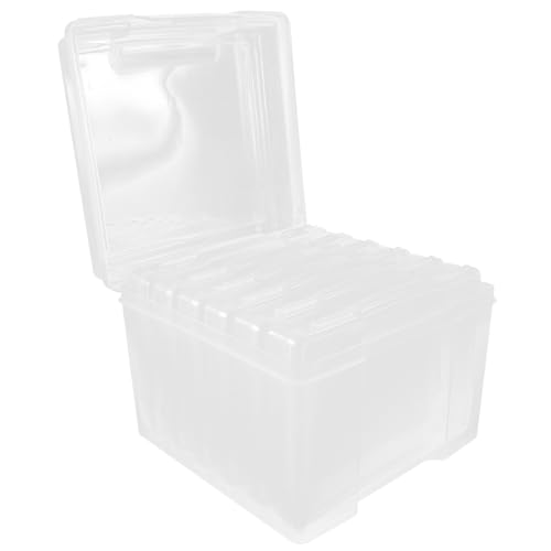 6Er Boxen aufbewahrungsdose Storage Boxes Karten etuis stauboxen Kartenbox mit Trennwänden Spielkartendeck Grußkarte Schließfach Aufbewahrungskiste Container Komponente Plastik pp von BESPORTBLE