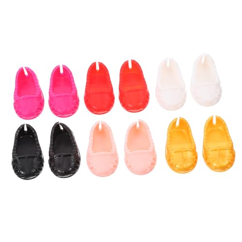 BESPORTBLE 6Paare Niedliche Mini Puppenschuhe Dekorative Hausschuhe Für Puppen Vielseitiges Zubehör Puppenkostüme Und Dekoration BESPORTBLE 6Paare Niedliche Mini Puppenschuhe Dekorative Hausschuhe Für Puppen Vielseitiges Zubehör Puppenkostüme Und Dekoration von BESPORTBLE