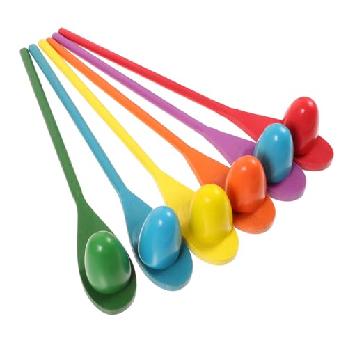 BESPORTBLE 6Sätze Eierlöffel Rennspiel Für Teiliges Holzspielzeug Für Balance Training Farbenfrohe Designs Sicher Und Langlebig Für Ostern Und Familienaktivitäten BESPORTBLE 6Sätze Eierlöffel Rennspiel Für Teiliges Holzspielzeug Für Balance Training Farbenfrohe Designs Sicher Und Langlebig Für Ostern Und Familienaktivitäten von BESPORTBLE