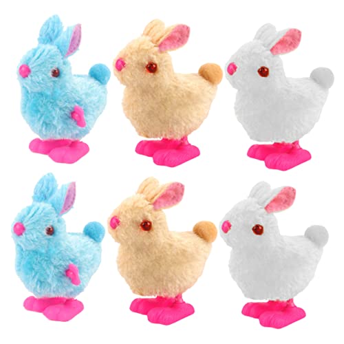 BESPORTBLE 6Stücke Aufzieh Plüsch Kaninchen Windup Hasen für Party und Ostergeschenk Langlebig und Sicher Kreative Spielstunden BESPORTBLE 6Stücke Aufzieh Plüsch Kaninchen Windup Hasen für Party und Ostergeschenk Langlebig und Sicher Kreative Spielstunden von BESPORTBLE