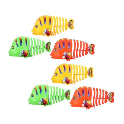 BESPORTBLE 6Stücke Aufziehbare Cartoon Fischspielzeuge Interaktive Fische Für Lustige Badewannenspielzeuge Gemischten Farben Für Wasserspaß Und Spiele Im Wasser BESPORTBLE 6Stücke Aufziehbare Cartoon Fischspielzeuge Interaktive Fische Für Lustige Badewannenspielzeuge Gemischten Farben Für Wasserspaß Und Spiele Im Wasser von BESPORTBLE