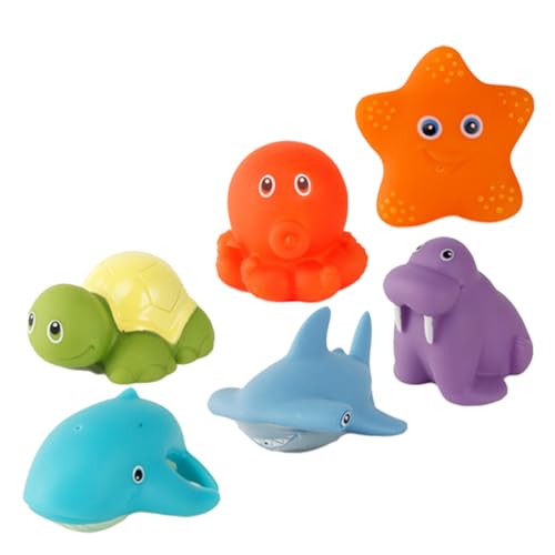 BESPORTBLE 6Stücke Badespielzeug Für Spritzendes Farbwechselndes Badetier Für Badewanne Für Kleinkinder Und Junge Mädchen Fördert Im Wasser BESPORTBLE 6Stücke Badespielzeug Für Spritzendes Farbwechselndes Badetier Für Badewanne Für Kleinkinder Und Junge Mädchen Fördert Im Wasser von BESPORTBLE