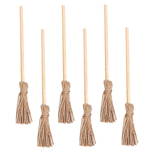 BESPORTBLE 6Stücke Besen Für Puppenhaus Handgefertigte Dekorationsbesen Aus Naturmaterialien Lang Besen Ornamente Für Mikrolandschaften Und Puppenhaus BESPORTBLE 6Stücke Besen Für Puppenhaus Handgefertigte Dekorationsbesen Aus Naturmaterialien Lang Besen Ornamente Für Mikrolandschaften Und Puppenhaus von BESPORTBLE