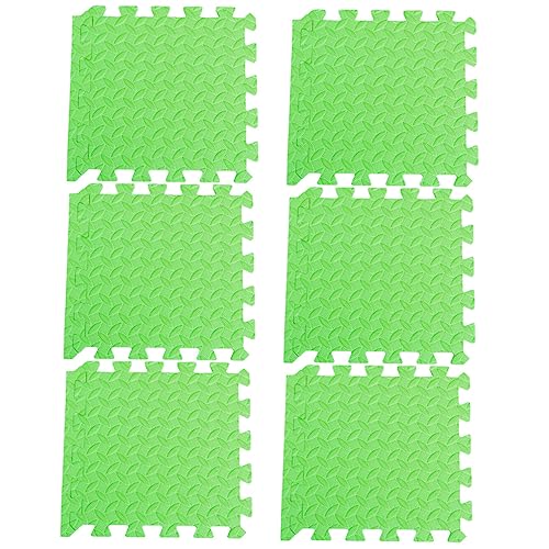 BESPORTBLE 6Stücke Eva Puzzle Spielmatte Grüne Dicke Interlocking Fliesen für Sicheren Bodenschutz für Wohnzimmer und Kinderzimmer BESPORTBLE 6Stücke Eva Puzzle Spielmatte Grüne Dicke Interlocking Fliesen für Sicheren Bodenschutz für Wohnzimmer und Kinderzimmer von BESPORTBLE