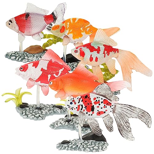 BESPORTBLE 6Stücke Figuren Künstliche Dekorative Fischspielzeuge aus Robustem Realistische Aquarium Ornamente für Kreative Raumgestaltung BESPORTBLE 6Stücke Figuren Künstliche Dekorative Fischspielzeuge aus Robustem Realistische Aquarium Ornamente für Kreative Raumgestaltung von BESPORTBLE