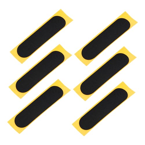 BESPORTBLE 6Stücke Finger Skateboard Aufkleber aus Hochwertigem Griffbänder für Finger Skateboards rutschfest von BESPORTBLE