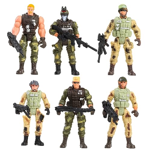 BESPORTBLE 6Stücke Flexible Soldaten Modell Militärspielzeug für Kreative Rollenspiele und Fantasievolles Fördert Eltern Junge Mädchen Interaktion und Militärisches BESPORTBLE 6Stücke Flexible Soldaten Modell Militärspielzeug für Kreative Rollenspiele und Fantasievolles Fördert Eltern Junge Mädchen Interaktion und Militärisches von BESPORTBLE
