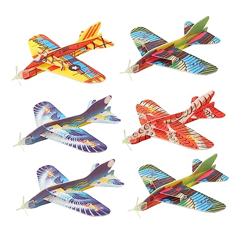 BESPORTBLE 6Stücke Flugzeug Modelle Für Lustige Outdoor Spielzeuge Drehung Farben Jungen Und Ab Jahren Freien von BESPORTBLE