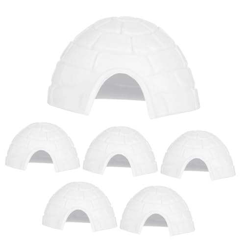 BESPORTBLE 6Stücke Iglu Figuren Für Realistische Modelle Von Polartieren Lernspielzeug Für Kreative Spiele Und Dekoration Für Weihnachten Und Geburtstage BESPORTBLE 6Stücke Iglu Figuren Für Realistische Modelle Von Polartieren Lernspielzeug Für Kreative Spiele Und Dekoration Für Weihnachten Und Geburtstage von BESPORTBLE