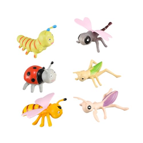 BESPORTBLE 6Stücke Insekten Realistische Insekten Figuren Für Lernspielzeug Und Sammelobjekte Für Jungen Und Pädagogisches Für Kreative von BESPORTBLE