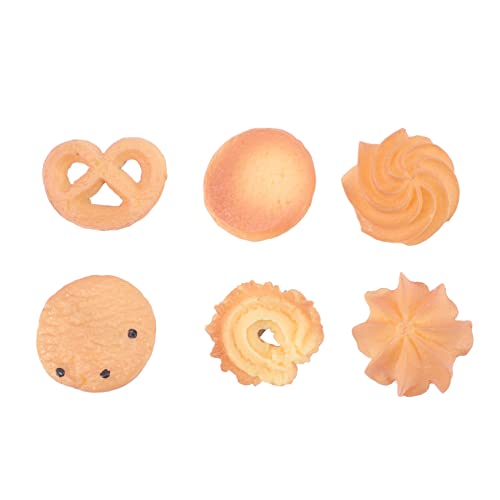 BESPORTBLE 6Stücke Keks Haarnadeln Lustige Haarbarrettes Für Kawaii Haarzubehör Niedliche Keks Haarklammern Im Snack Design Kreative Frisuren von BESPORTBLE